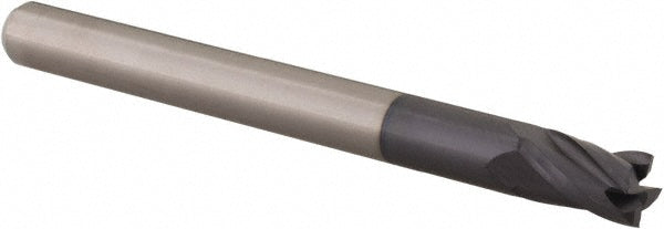 Accupro 14797363 Square End Mill 3/16" Dia, 0.312" LOC, 4 Flutes, Solid Carbide