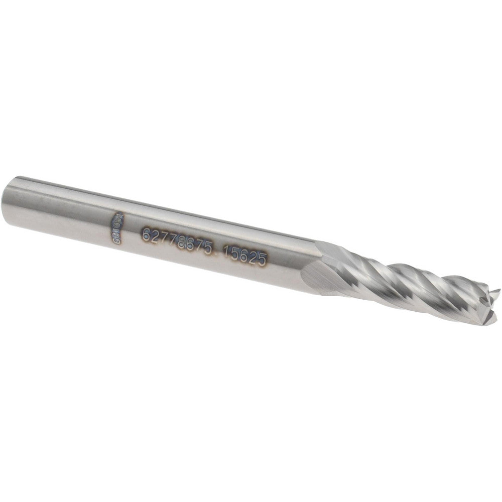 Accupro 14797077 Square End Mill 5/32" Dia, 0.562" LOC, 4 Flutes, Solid Carbide