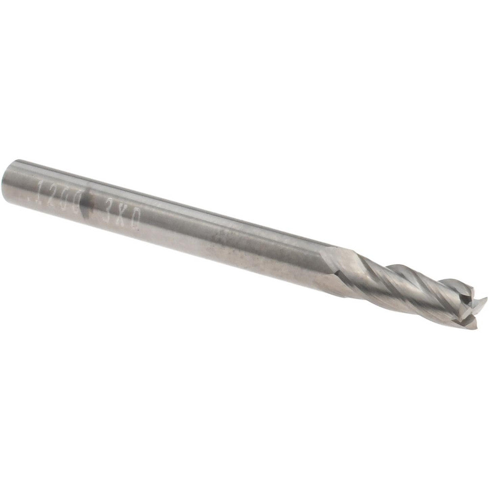 Accupro 12276897 Square End Mill 0.12" Dia, 23/64" LOC, 4 Flutes, Solid Carbide