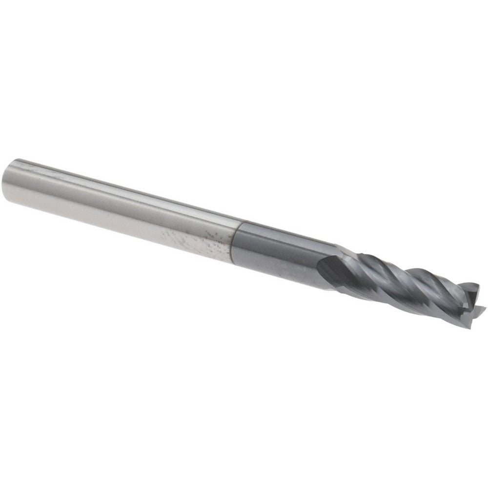 Accupro 14797354 Square End Mill 3 mm Dia, 0.354" LOC, 4 Flutes, Solid Carbide