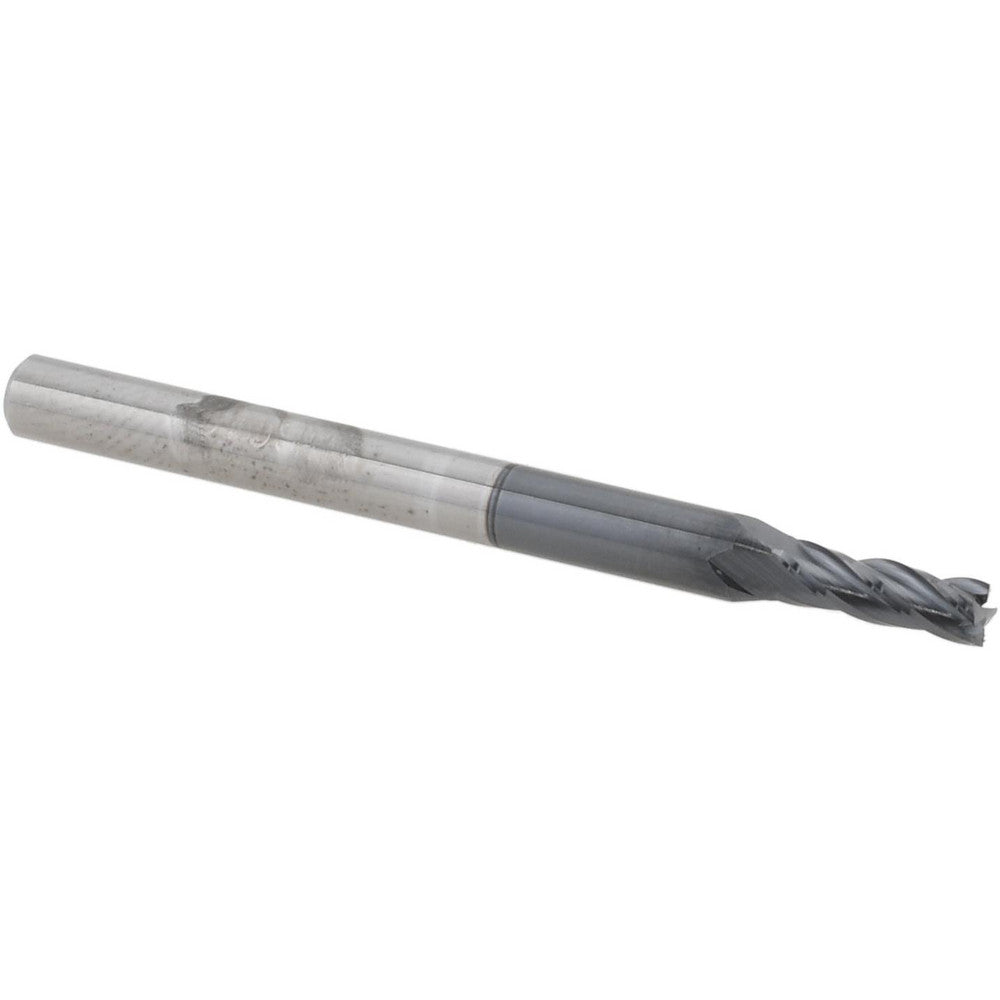 Accupro 14797080 Square End Mill 3/32" Dia, 0.279" LOC, 4 Flutes, Solid Carbide