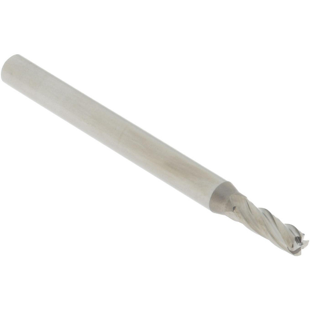 Accupro 15024270 Corner Radius End Mill 3/32" Dia, 0.0150" Radius, 4 Flute, Solid Carbide