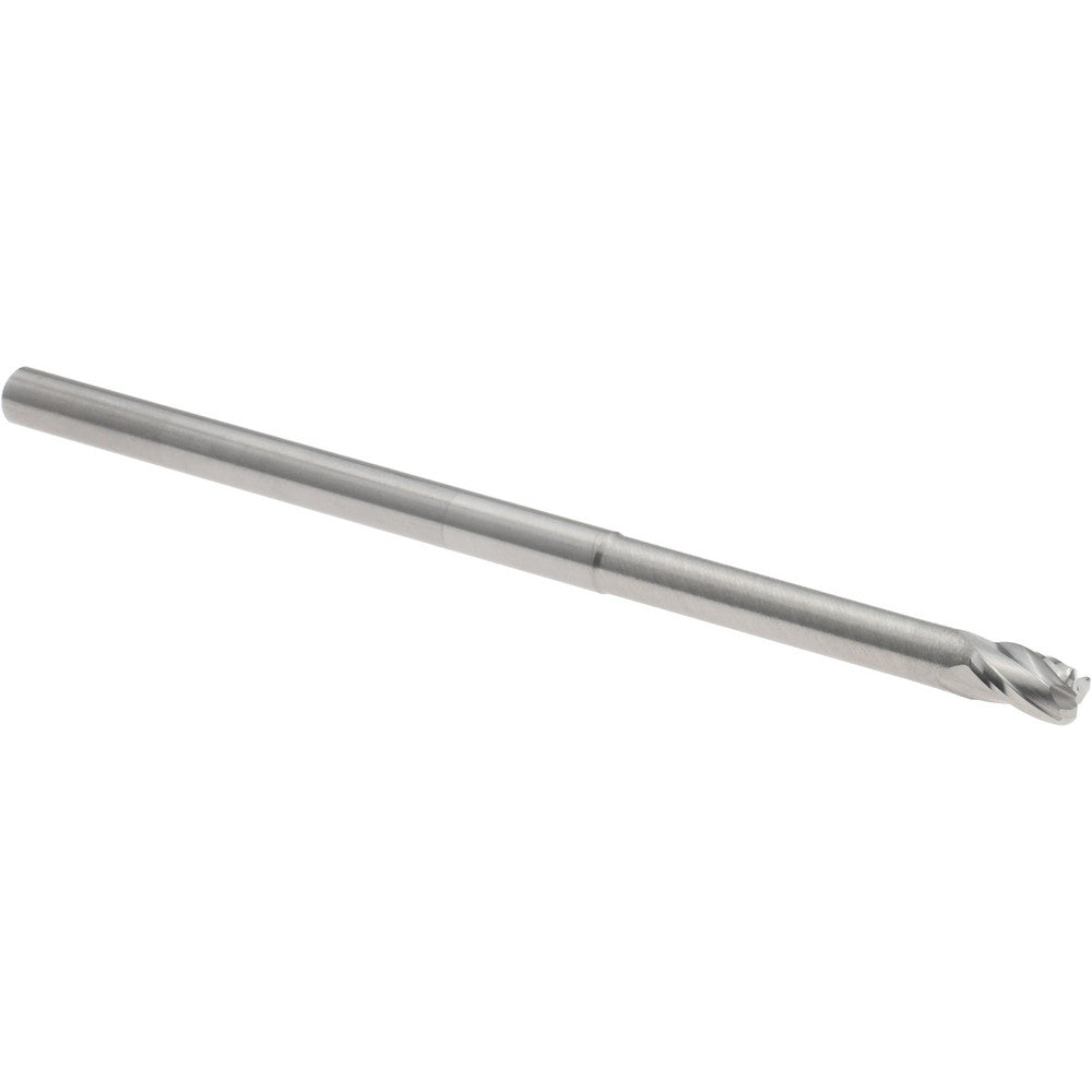 Accupro 14796267 Corner Radius End Mill 1/8" Dia, 0.375" LOC, 0.0300" Radius, 3 Flute, Solid Carbide