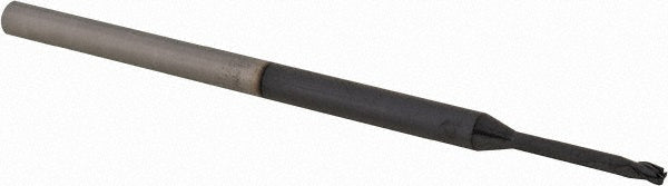 Accupro 15024211 Corner Radius End Mill 1/16" Dia, 0.0150" Radius, 3 Flute, Solid Carbide