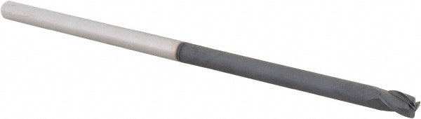 Accupro 14796285 Corner Radius End Mill 1/4" Dia, 3/8" LOC, 0.0300" Radius, 3 Flute, Solid Carbide