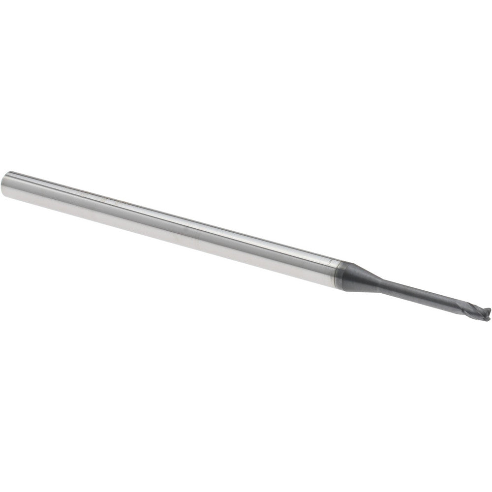 Accupro 14796240 Corner Radius End Mill 1/16" Dia, 1.25" LOC, 0.0100" Radius, 3 Flute, Solid Carbide