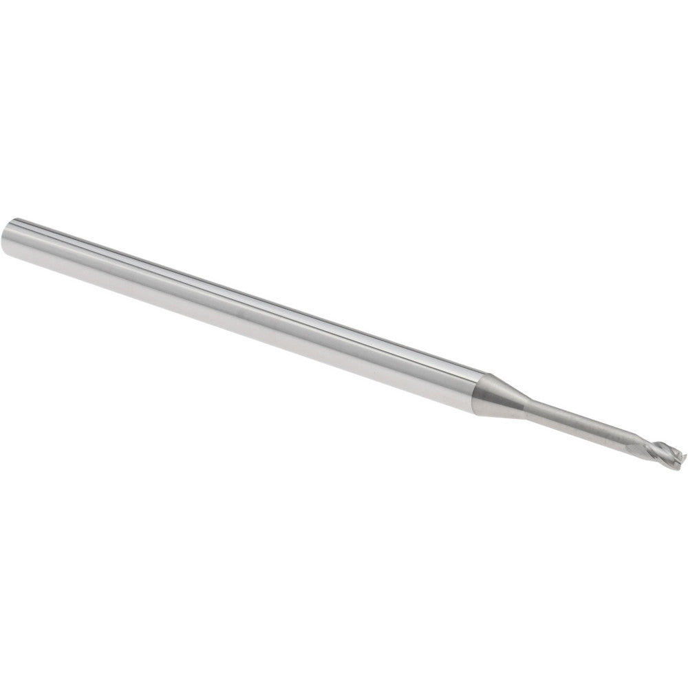 Accupro 14796239 Corner Radius End Mill 1/16" Dia, 1.25" LOC, 0.0100" Radius, 3 Flute, Solid Carbide