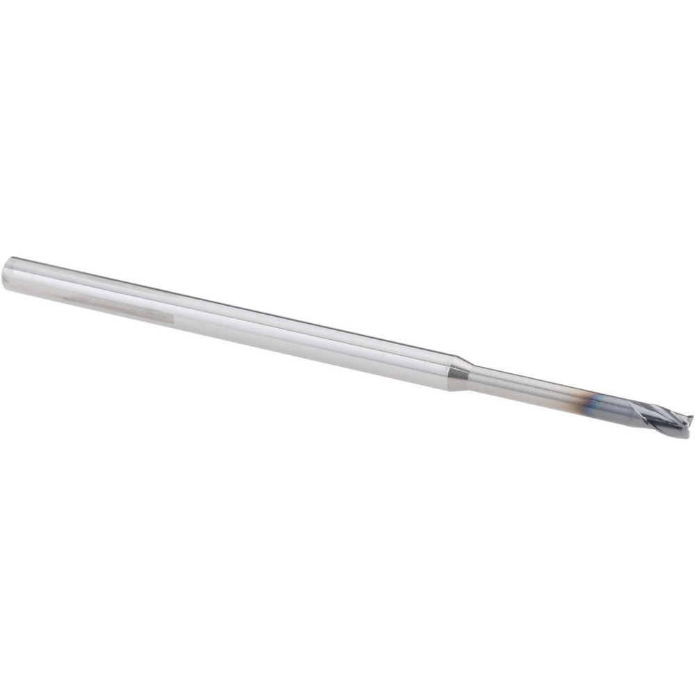 Accupro 14796255 Corner Radius End Mill 0.0938" Dia, 0.75" LOC, 0.0100" Radius, 3 Flute, Solid Carbide