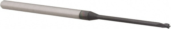 Accupro 14797241 Square End Mill 1/16'' Dia, 0.093'' LOC, 1/8'' Shank Dia, 2-1/2'' OAL, 3 Flutes, Solid Carbide