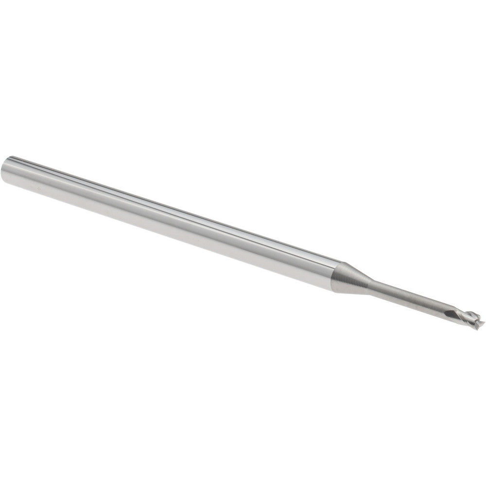 Accupro 14797240 Square End Mill 1/16'' Dia, 0.093'' LOC, 1/8'' Shank Dia, 2-1/2'' OAL, 3 Flutes, Solid Carbide