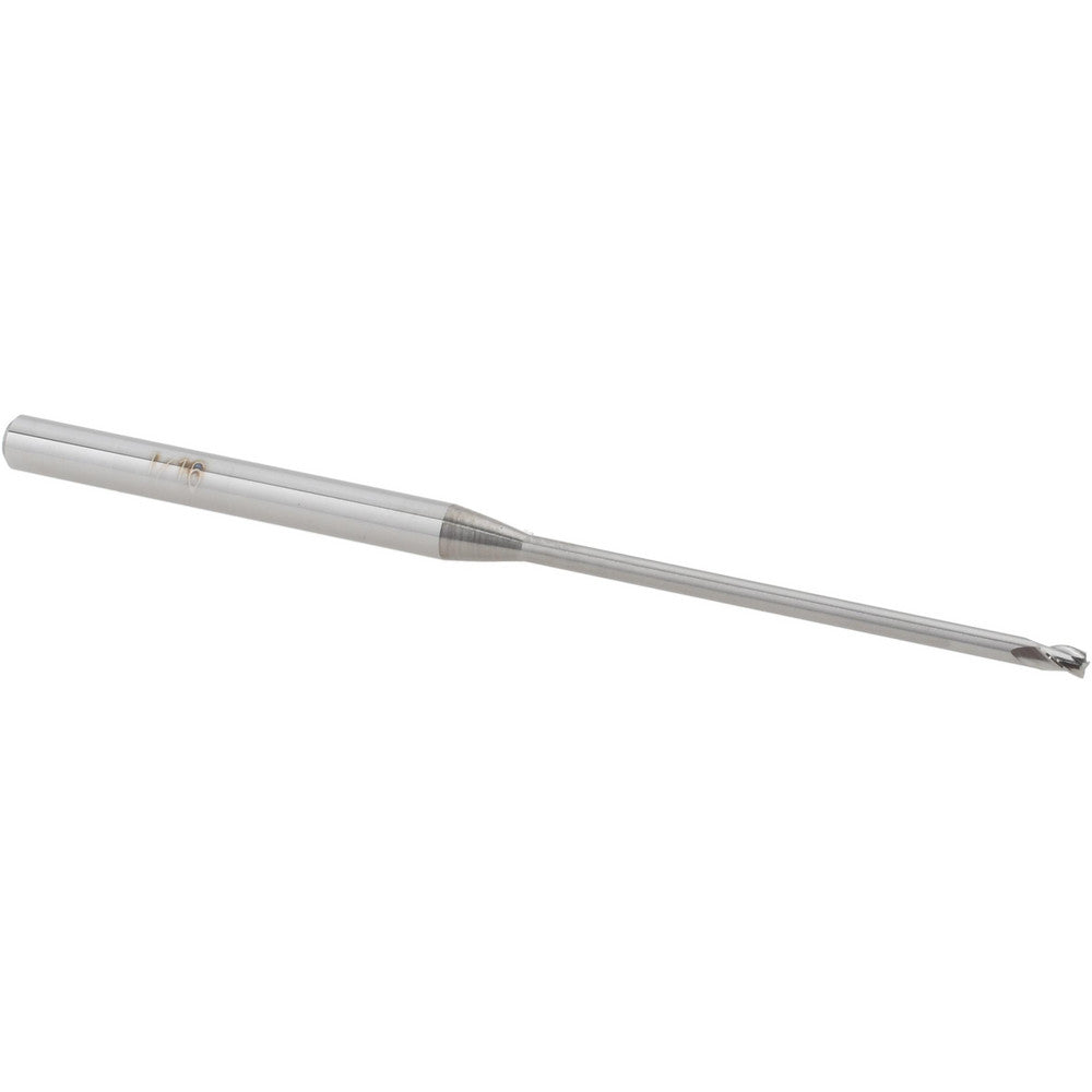 Accupro 14797229 Square End Mill 1/16" Dia, 0.093" LOC, 3 Flutes, Solid Carbide