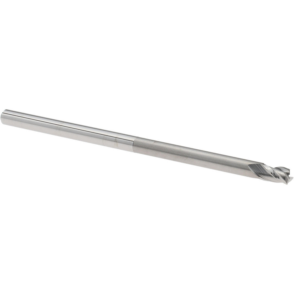 Accupro 14797302 Square End Mill 1/8" Dia, 0.187" LOC, 3 Flutes, Solid Carbide