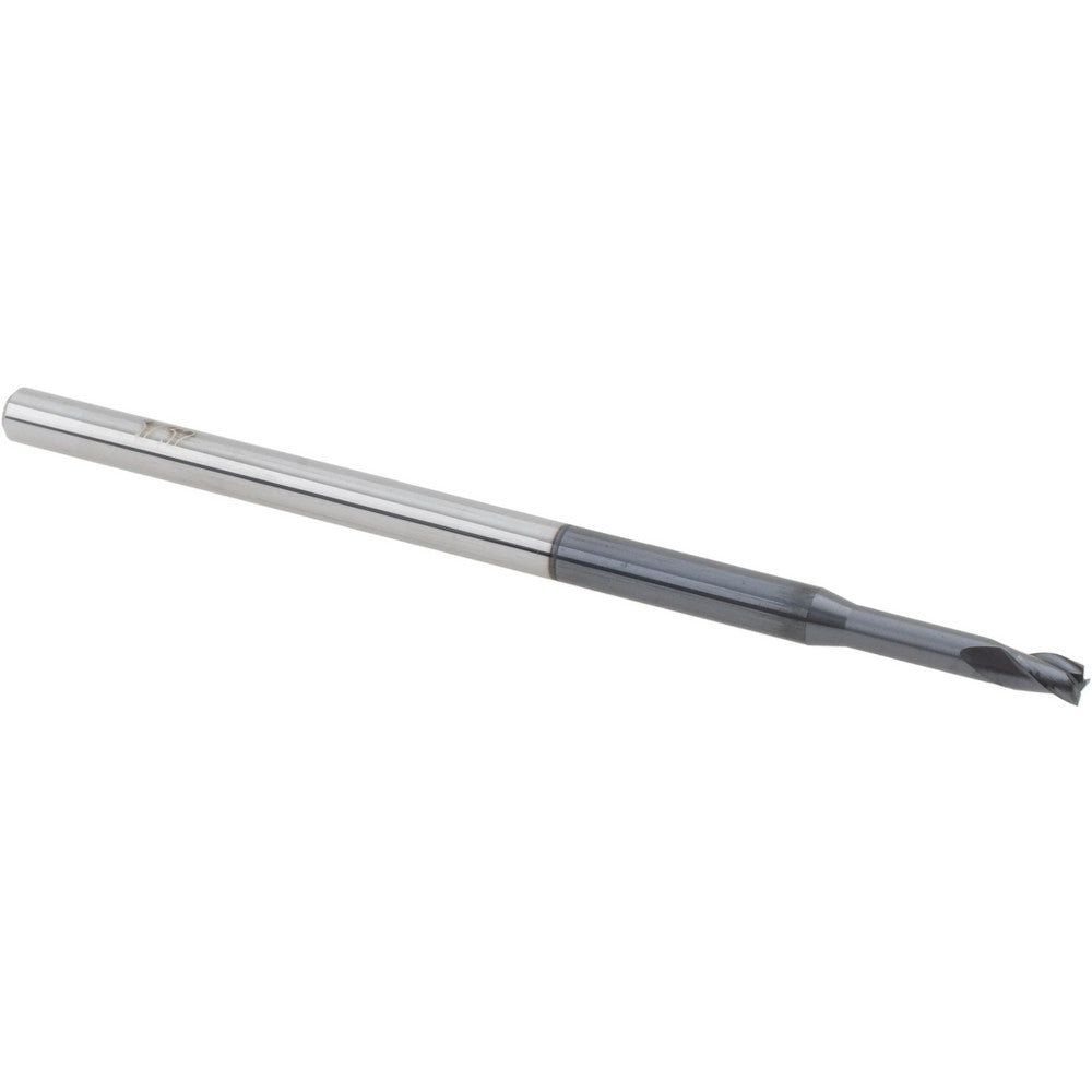 Accupro 14797284 Square End Mill 3/32" Dia, 0.139" LOC, 3 Flutes, Solid Carbide