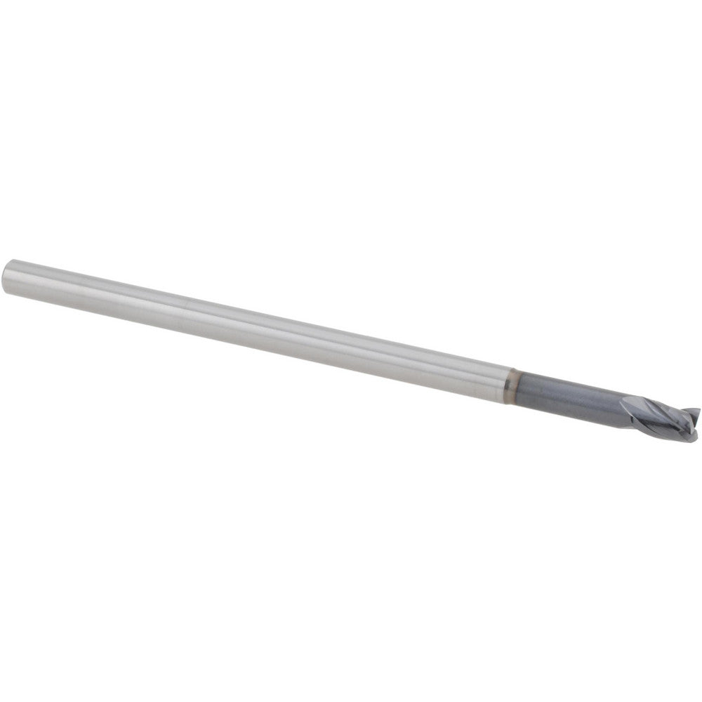 Accupro 14797311 Square End Mill 1/8" Dia, 0.187" LOC, 3 Flutes, Solid Carbide