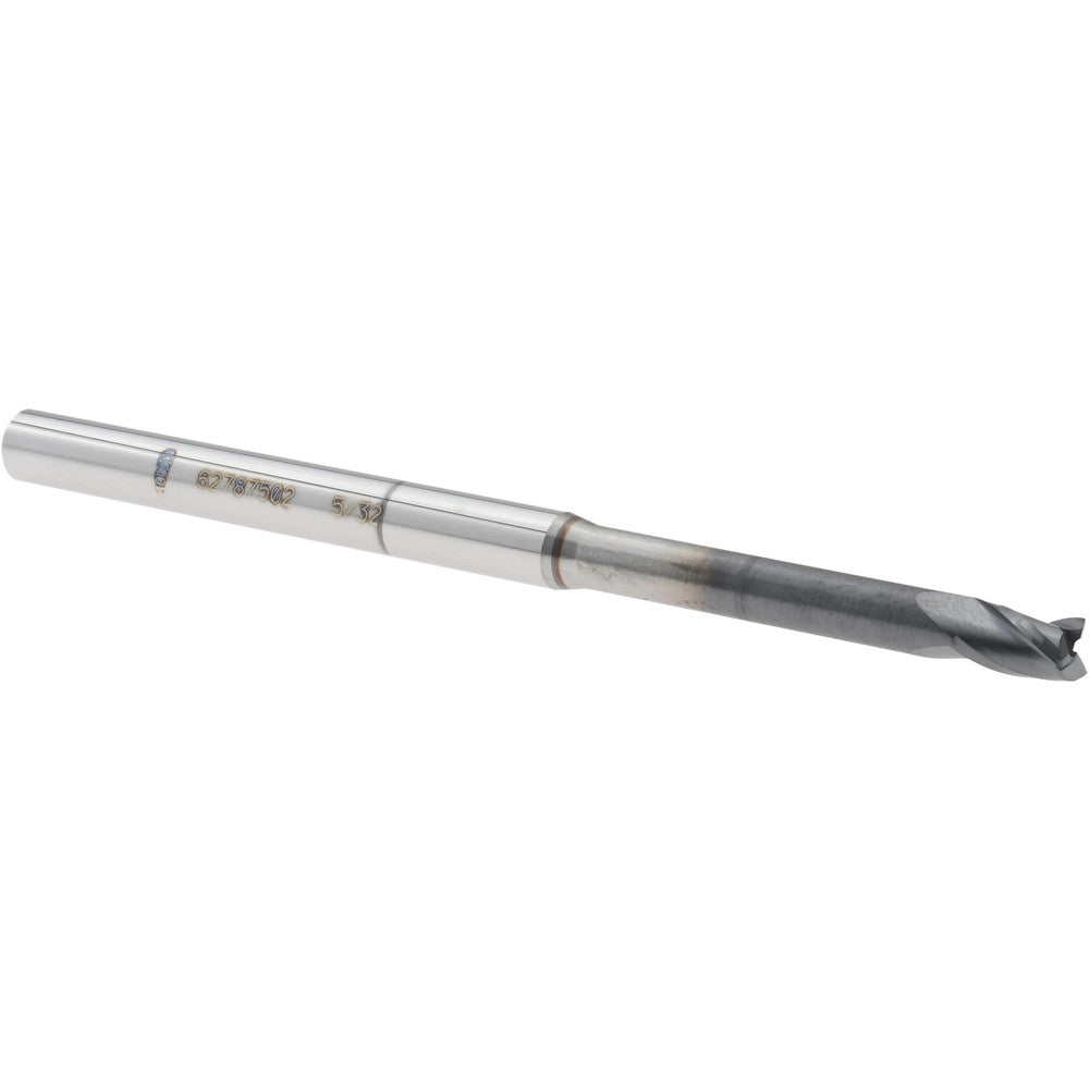 Accupro 14797313 Square End Mill 5/32" Dia, 15/64" LOC, 3 Flutes, Solid Carbide