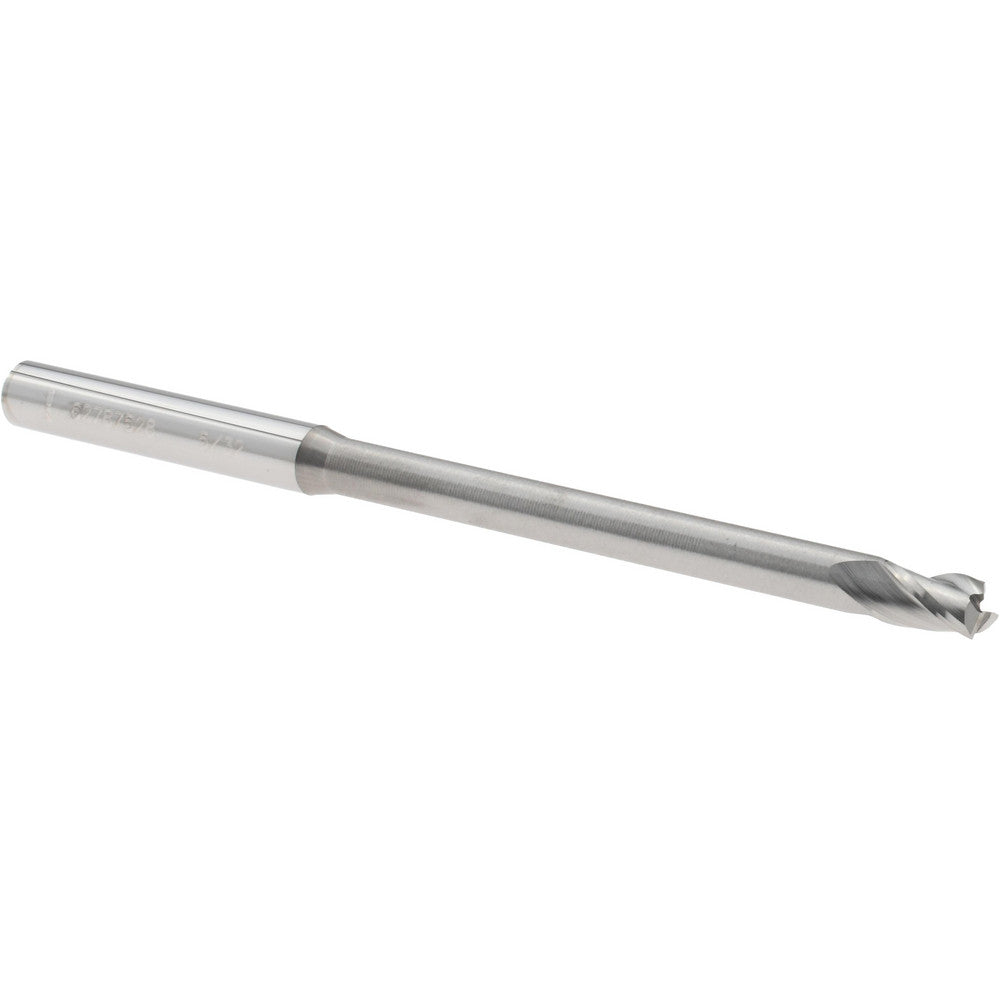 Accupro 14797314 Square End Mill 5/32" Dia, 15/64" LOC, 3 Flutes, Solid Carbide