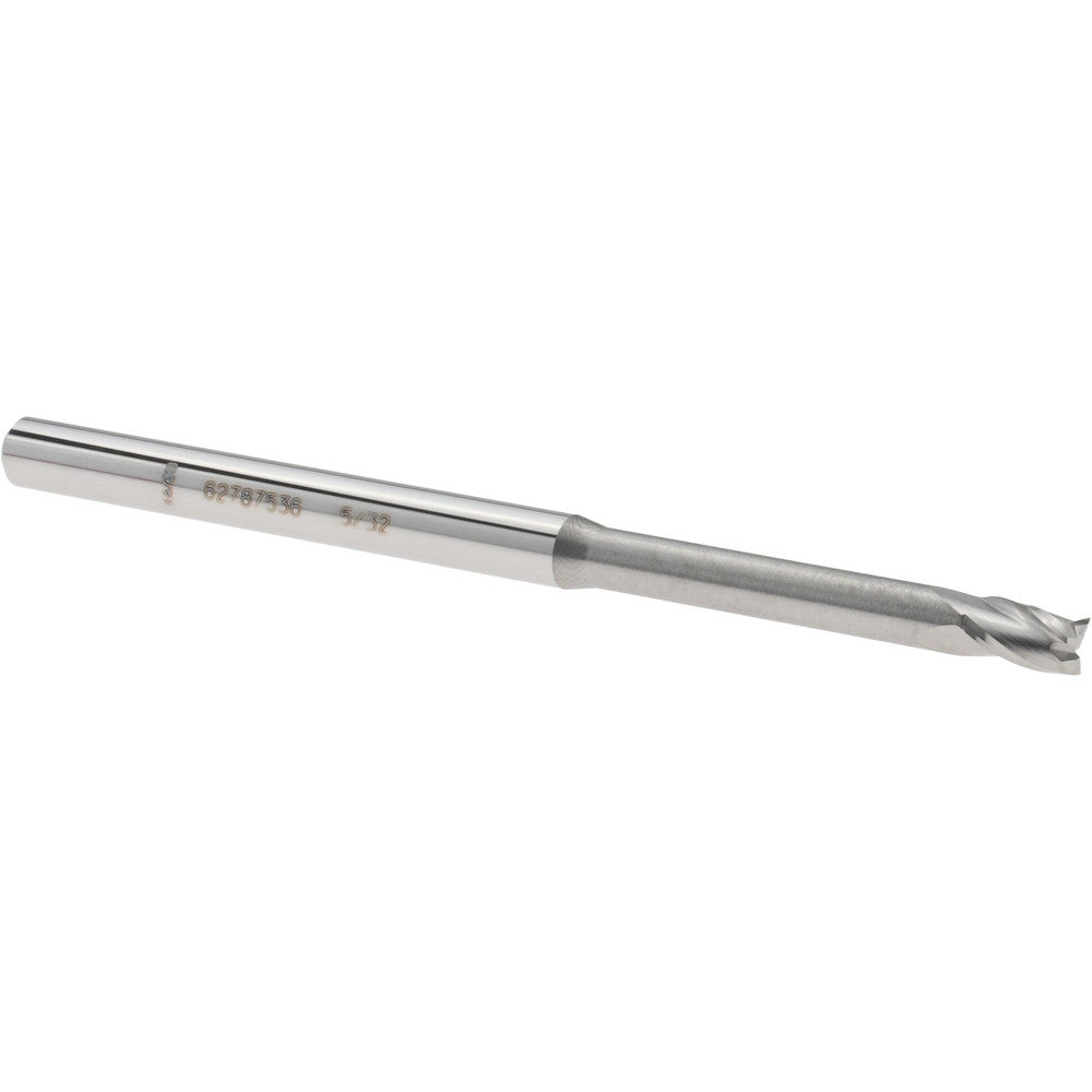 Accupro 14797312 Square End Mill 5/32" Dia, 15/64" LOC, 3 Flutes, Solid Carbide
