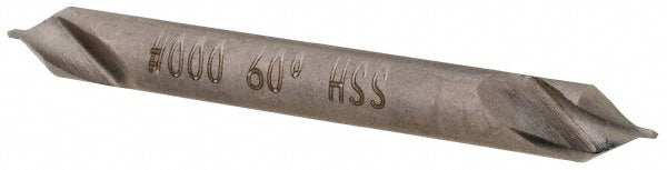 Hertel H-8111500C000 Combination Drill & Countersink #3/0, 1/8" Body Dia, 118 deg, High-Speed Steel