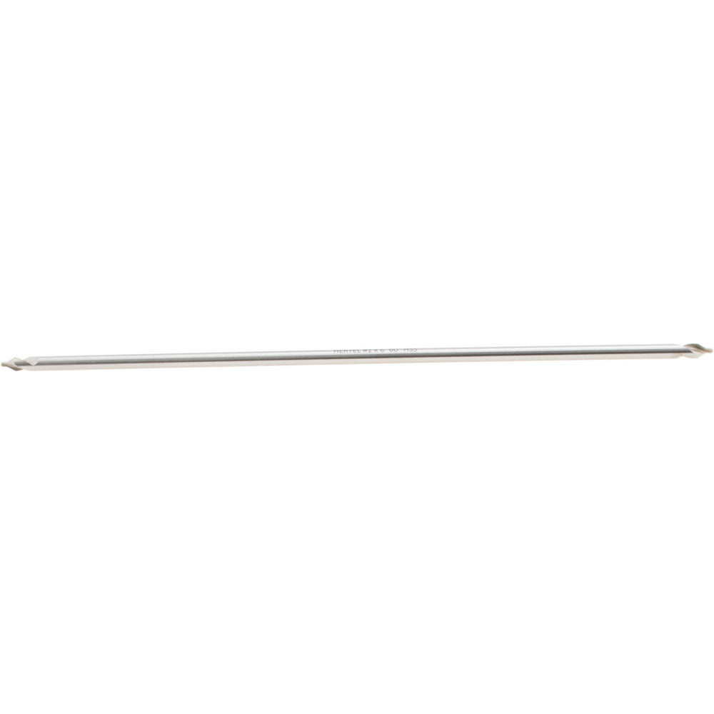 Hertel H-81185010600 Combination Drill & Countersink #1, 1/8" Body Dia, 118 deg, High-Speed Steel