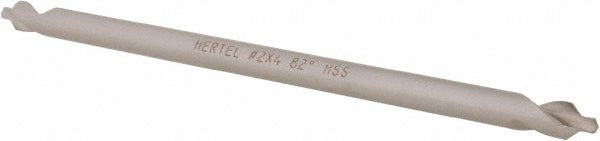Hertel H-81154L02040 Combination Drill & Countersink #2, 3/16" Body Dia, 118 deg, High-Speed Steel
