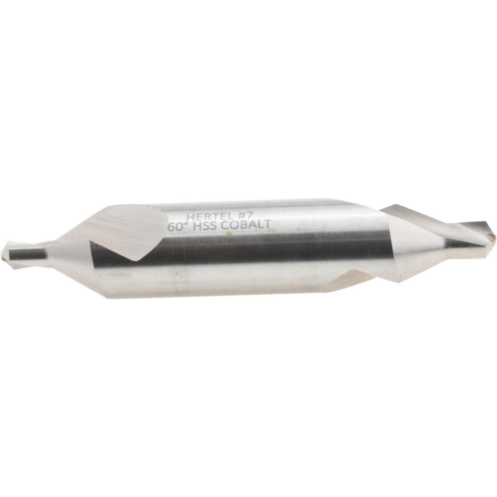 Hertel H-81105507000 Combination Drill & Countersink #7, 5/8" Body Dia, 118 deg, Cobalt