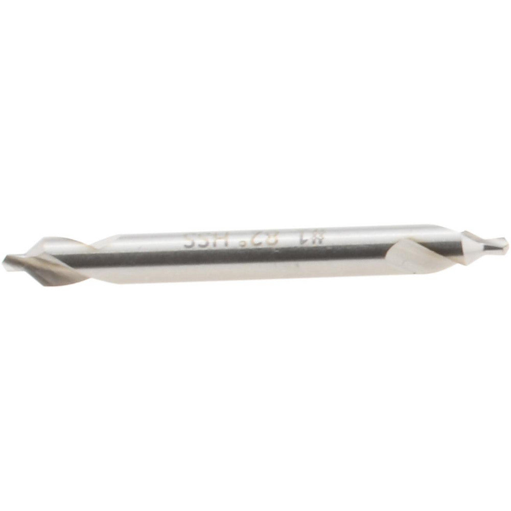Hertel H-81154010000 Combination Drill & Countersink #1, 1/8" Body Dia, 118 deg, High-Speed Steel