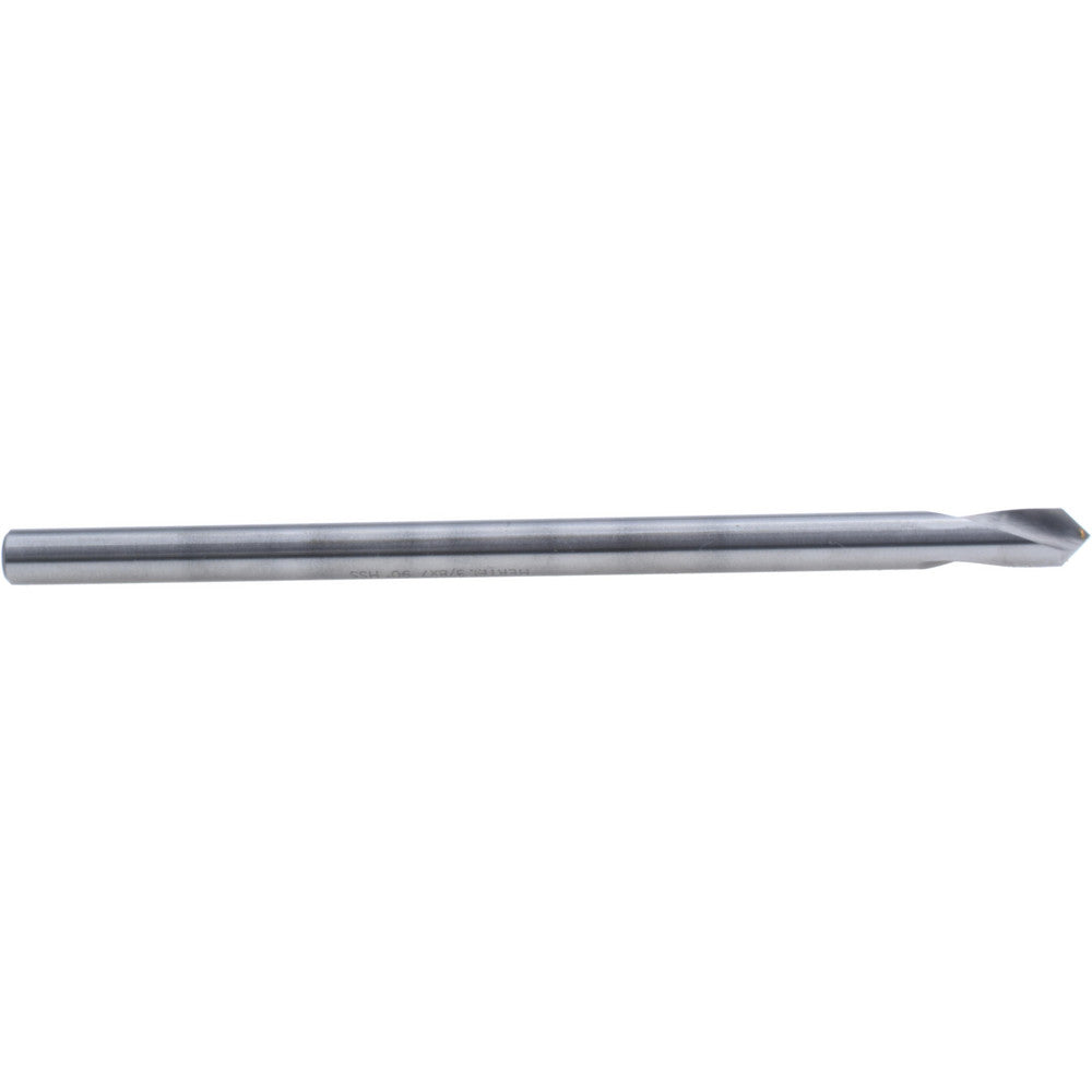 Hertel H-8119C095207 Spotting Drill 3/8" Dia, 90 deg, 7" OAL, High-Speed Steel