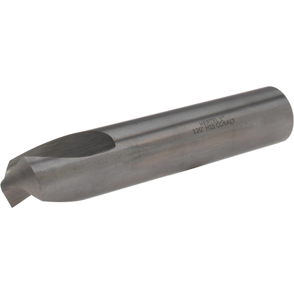Hertel H-81196254000 Spotting Drill 1" Dia, 120 deg, 5-3/8" OAL, Cobalt M-35 (HSS-E)