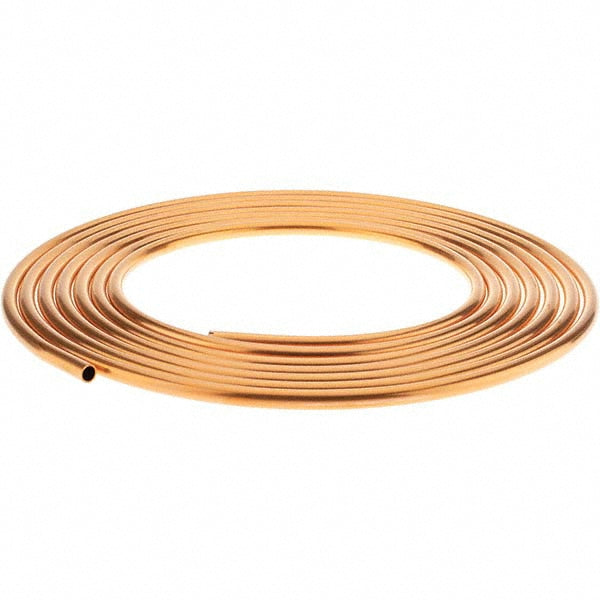 Wieland Small Tube Products 11209 Metal Tube Tube Type Refrigeration  Material Copper  Outside Diameter (Inch) 1/2  Wall Thickness (Decimal Inch) 0.0490  Tube Length 25 ft  Length 25