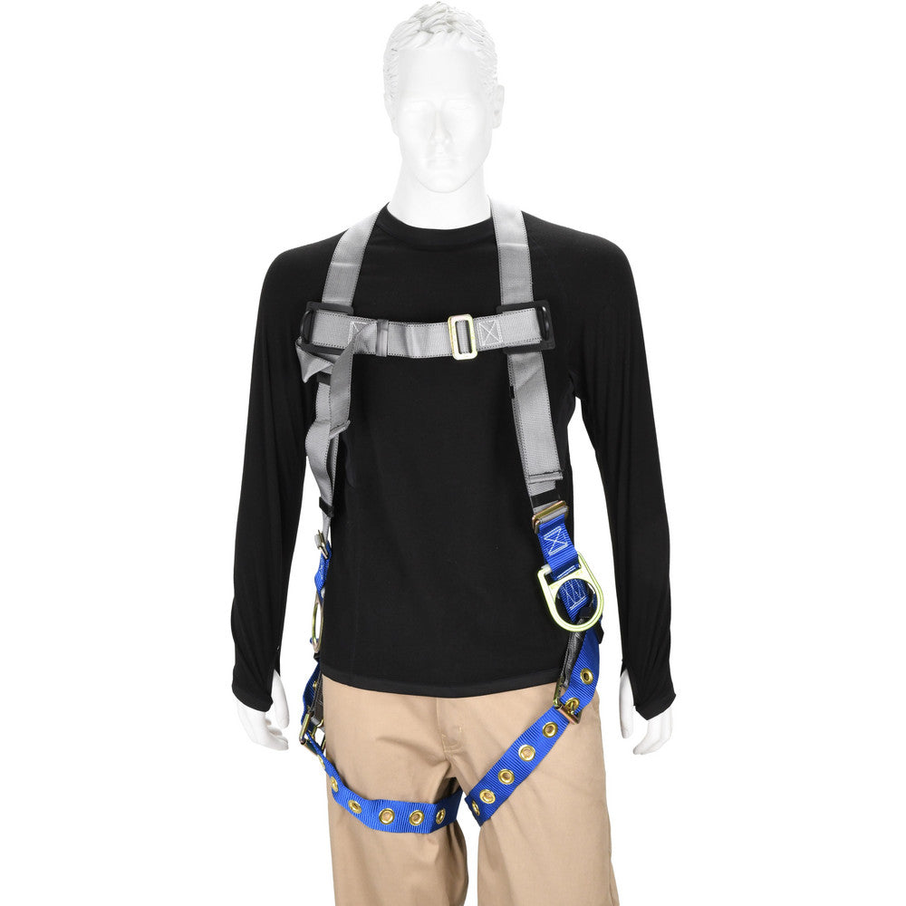 PRO-SAFE PS-HTB-22 Fall Protection Harnesses 350 Lb, Back and Side D-Rings Style, Size 2X-Large, Polyester
