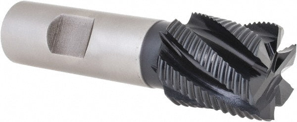 Hertel 62850045 Roughing End Mill 1" Dia, 6 Flute, Fine Pitch, Single End, Cobalt
