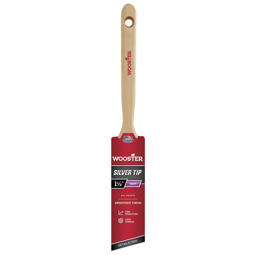 Wooster Brush 5221-1 1/2 Paint Brush 1-1/2" Wide, Synthetic, Synthetic Bristle
