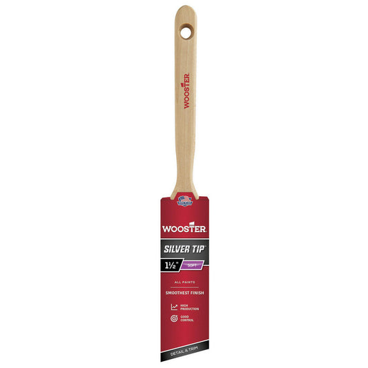 Wooster Brush 5221-1 1/2 Paint Brush 1-1/2" Wide, Synthetic, Synthetic Bristle