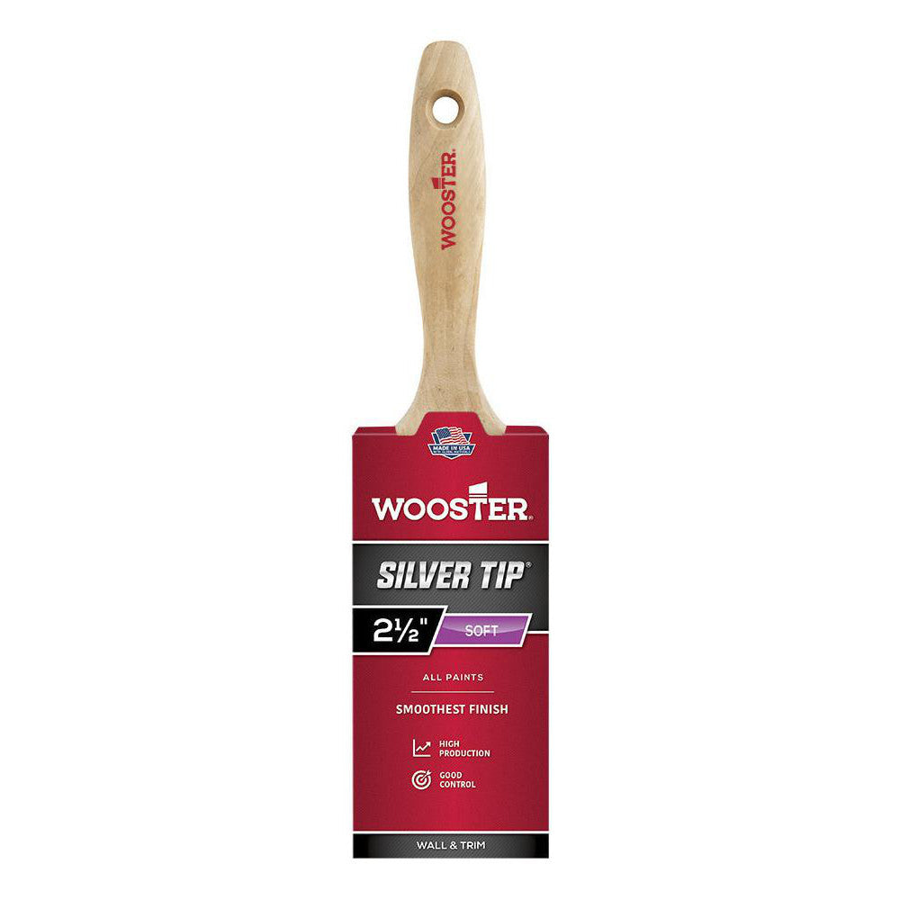 Wooster Brush 5222-2 1/2 Paint Brush 2-1/2" Wide, Polyester & Synthetic, Synthetic Bristle