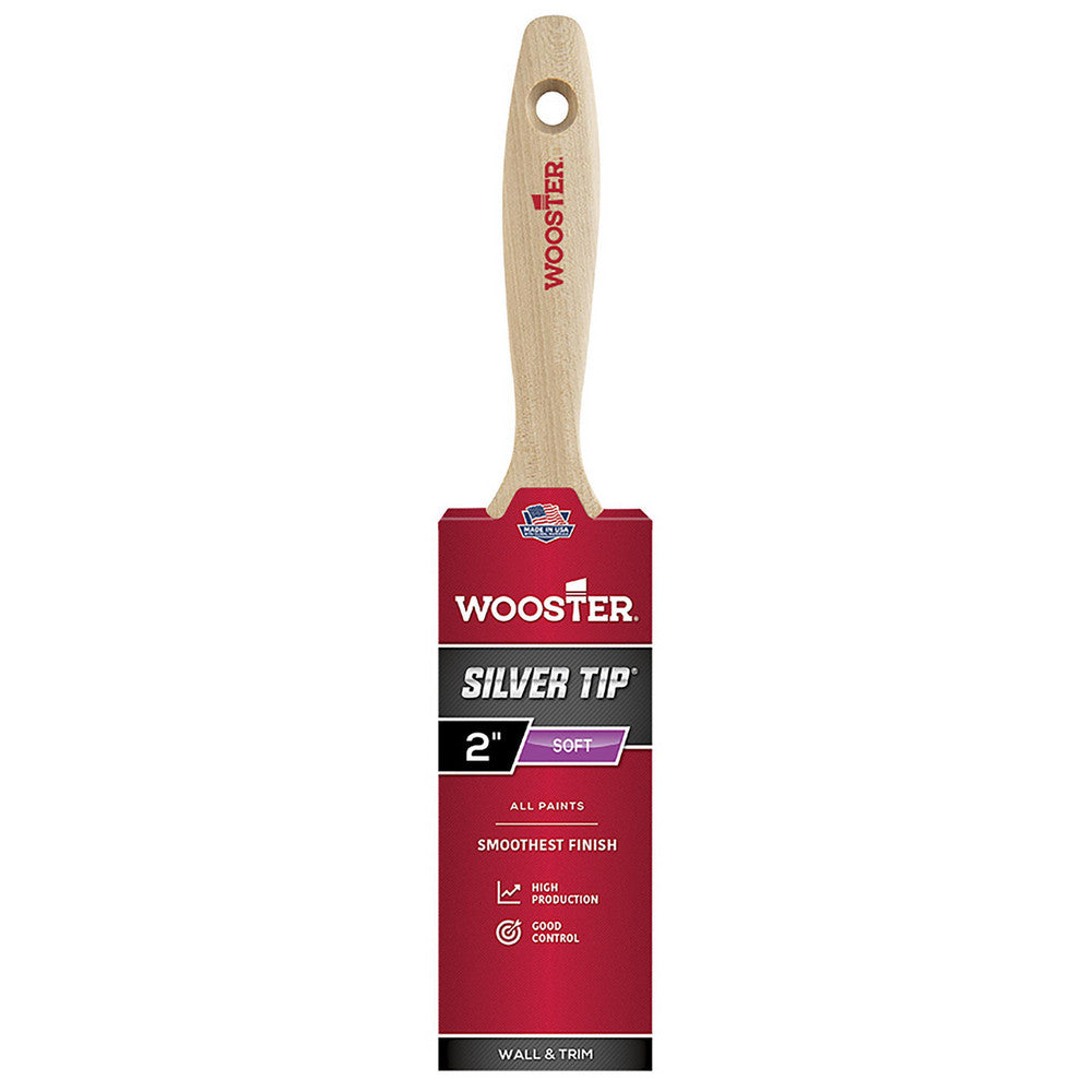 Wooster Brush 5222-2 Paint Brush 2" Wide, Polyester & Synthetic, Synthetic Bristle
