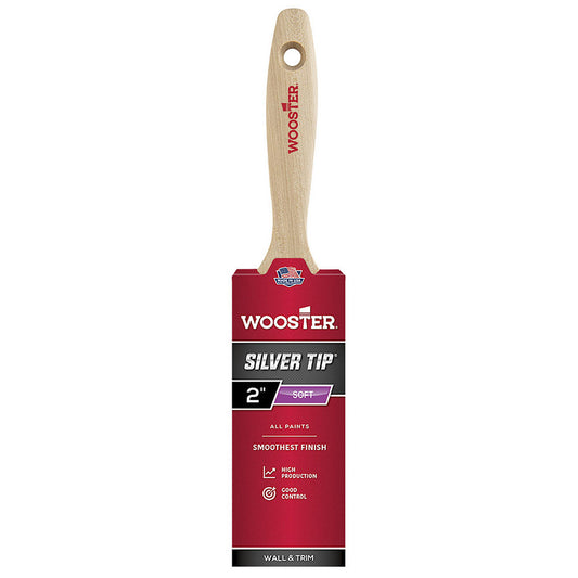 Wooster Brush 5222-2 Paint Brush 2" Wide, Polyester & Synthetic, Synthetic Bristle