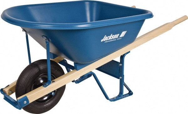 Jackson Professional Tools MP575T22BB 5.75 Cu Ft Capacity Wheelbarrow with 16" Pneumatic Wheel