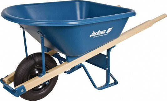Jackson Professional Tools MP575T22BB 5.75 Cu Ft Capacity Wheelbarrow with 16" Pneumatic Wheel