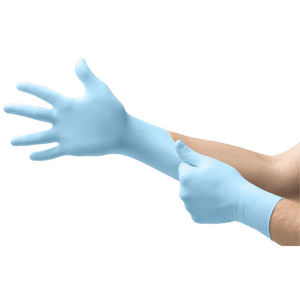 Ansell XC-310-L Series Microflex Xceed Disposable Gloves Size Large, 2.8 mil, Uncoated-Coated Nitrile, Industrial Grade, Unpowdered