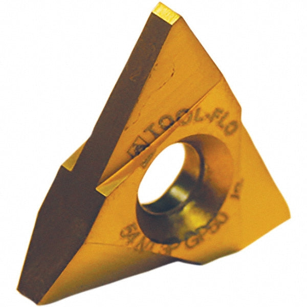 Tool-Flo 0253030AC50E On-Edge Threading Insert Acme, External & Internal, Neutral Hand