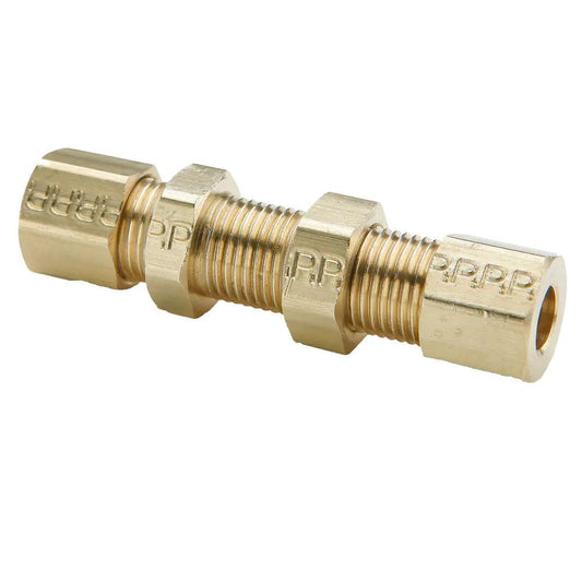 Parker 62CBH-6 Compression Tube Bulkhead Union 9/16-24" Thread, Compression x Compression