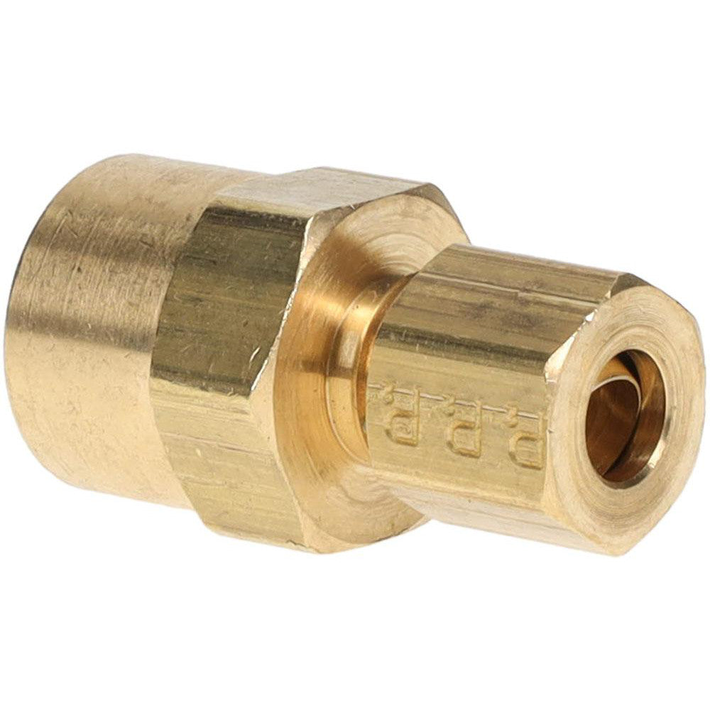 Parker 66C-4-4 Compression Tube Connector 1/4-18" Thread, Compression x FNPT