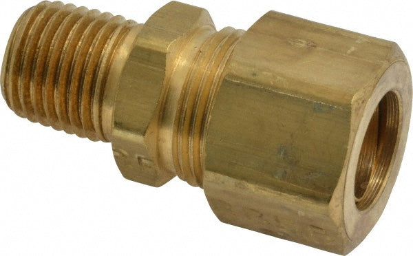 Parker 68C-8-4 Compression Tube Connector 1/4-18" Thread, Compression x MNPT