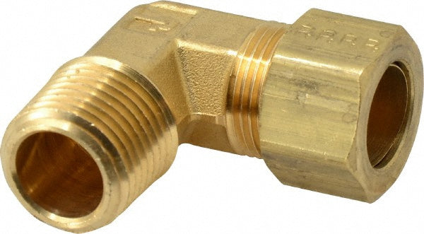 Parker 169C-10-8 Compression Tube Male Elbow 1/2-14" Thread, Compression x MNPT