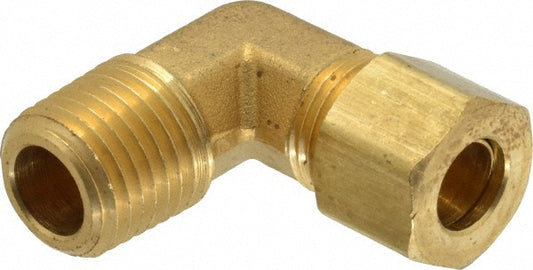 Parker 169C-5-4 Compression Tube Male Elbow 1/4-18" Thread, Compression x MNPT