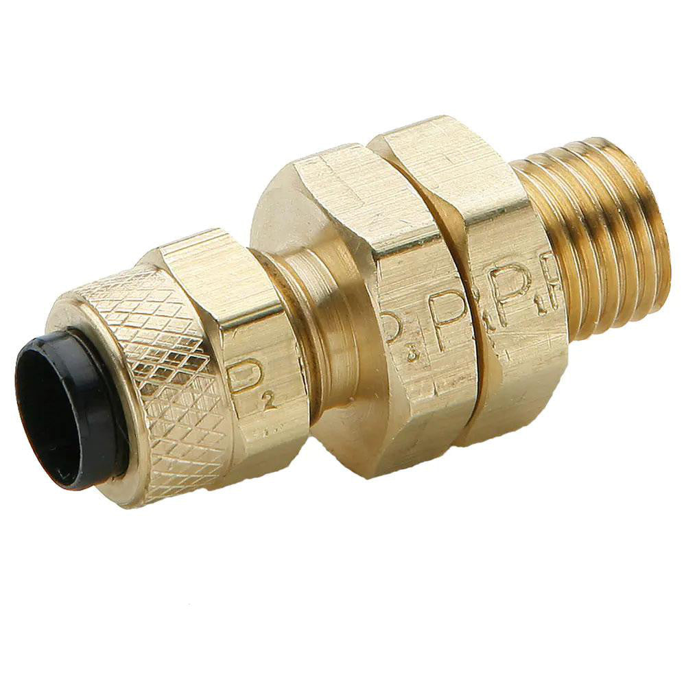 Parker 62PTBH-4 Compression Tube Bulkhead Union Compression x Compression