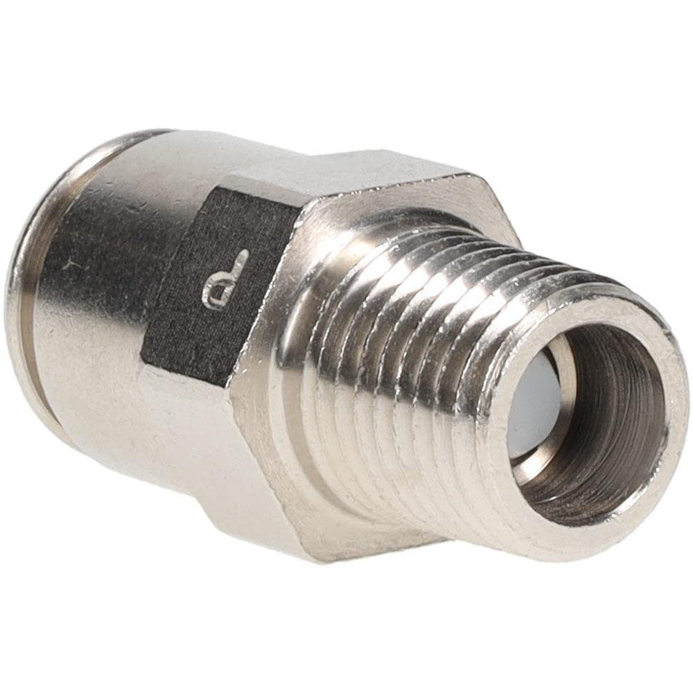 Parker 391P-6-4 Compression Tube Pipe Coupler Body 1/4-18" Thread, Plug-in Stem to Pipe