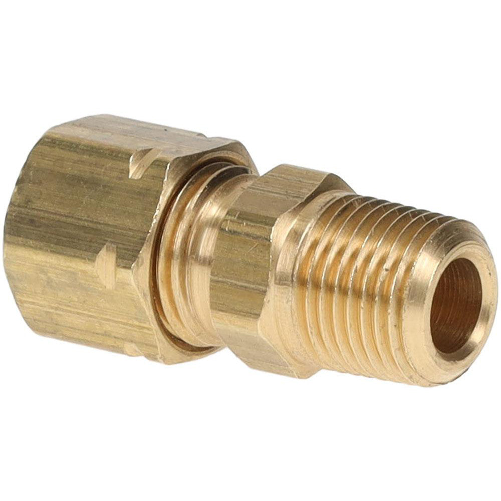 Parker 68CA-4-2 Compression Tube Connector 1/8-27" Thread, Compression x Male NPTF