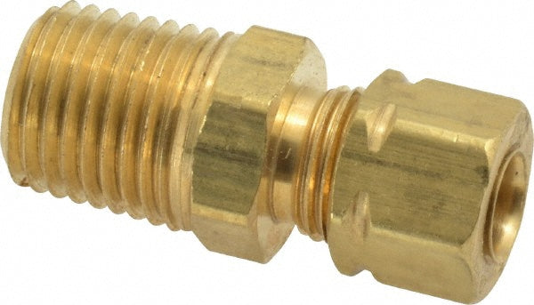 Parker 68CA-4-4 Compression Tube Connector 1/4-18" Thread, Compression x MNPT