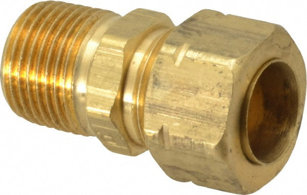 Parker 68CA-8-6 Compression Tube Connector 3/8-18" Thread, Compression x MNPT